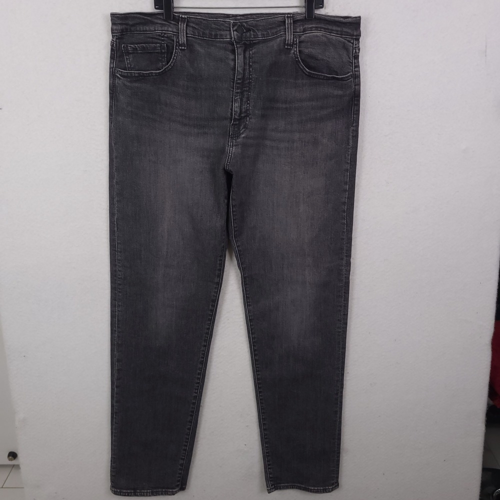 Levi's 512 Slim Taper Jeans Mens 40x34 Black Premium Denim